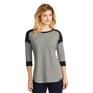 New Era Women's Heritage Blend 3/4-Sleeve Baseball Raglan Tee