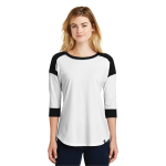 New Era Women's Heritage Blend 3/4-Sleeve Baseball Raglan Tee