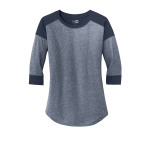 New Era Women's Heritage Blend 3/4-Sleeve Baseball Raglan Tee