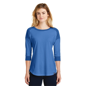 New Era Women's Heritage Blend 3/4-Sleeve Baseball Raglan Tee