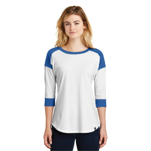 New Era Women's Heritage Blend 3/4-Sleeve Baseball Raglan Tee