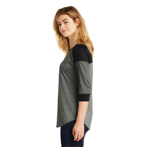 New Era Women's Heritage Blend 3/4-Sleeve Baseball Raglan Tee