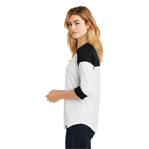 New Era Women's Heritage Blend 3/4-Sleeve Baseball Raglan Tee